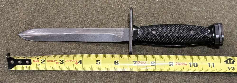 Vietnam Era USGI M16 M7 BOC Bayonet and M8A1 PWH Scabbard - Very Good-img-1