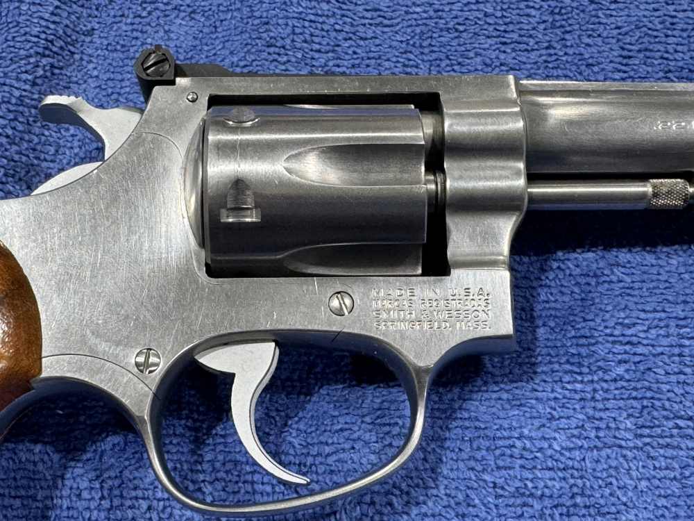 SMITH AND WESSON S&W MODEL 63, 22LR 6-SHOT REVOLVER STAINLESS GREAT (J-16)-img-7