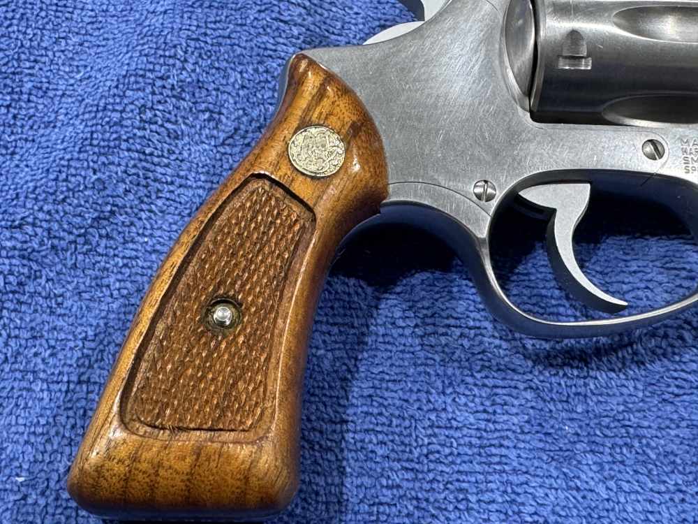 SMITH AND WESSON S&W MODEL 63, 22LR 6-SHOT REVOLVER STAINLESS GREAT (J-16)-img-6
