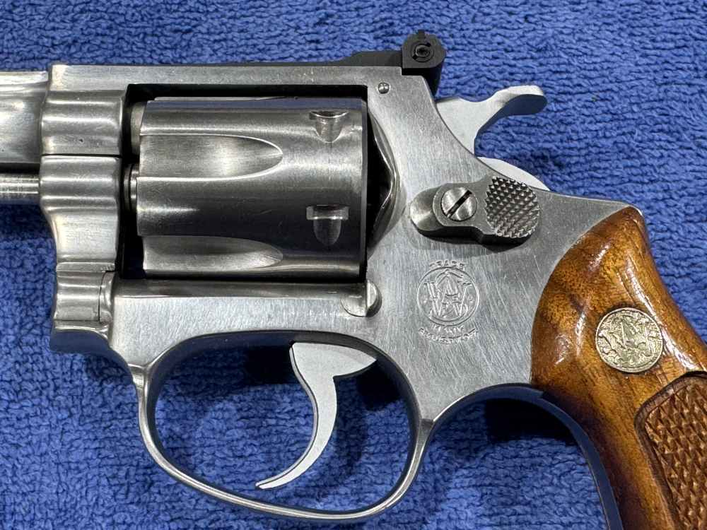 SMITH AND WESSON S&W MODEL 63, 22LR 6-SHOT REVOLVER STAINLESS GREAT (J-16)-img-2
