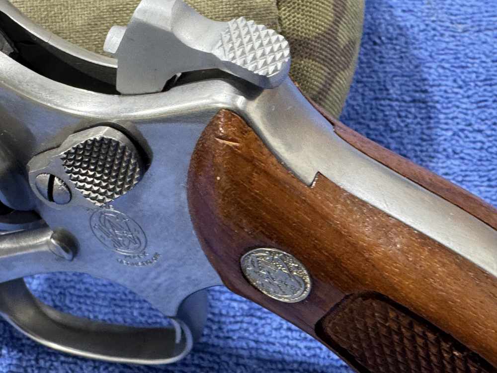 SMITH AND WESSON S&W MODEL 63, 22LR 6-SHOT REVOLVER STAINLESS GREAT (J-16)-img-19