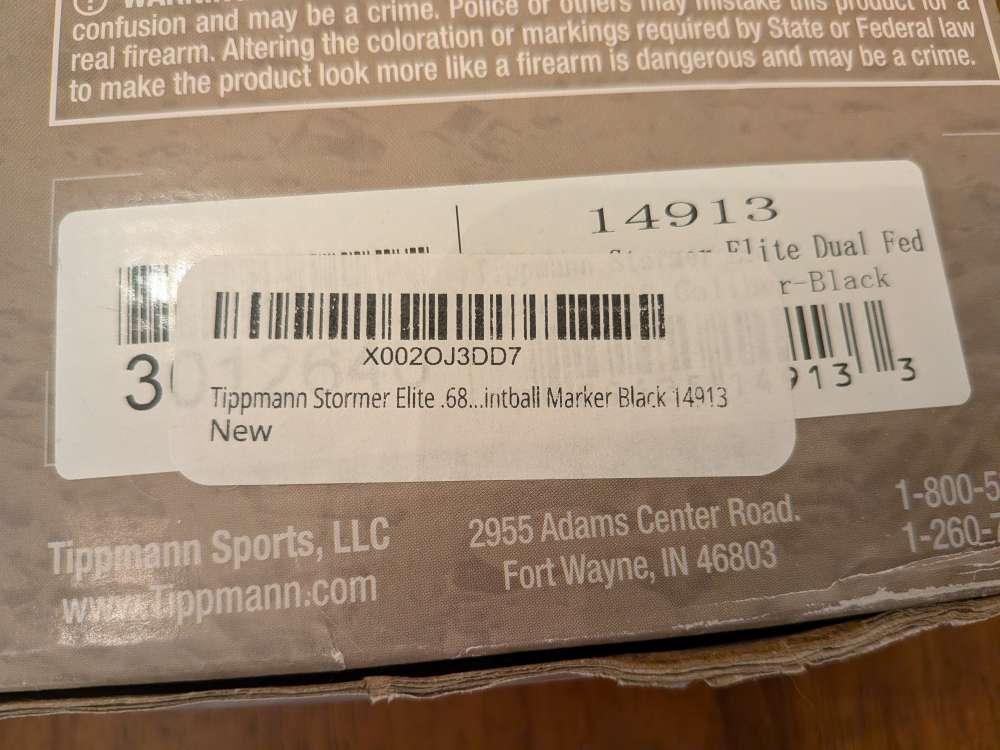 Tippmann Stormer Elite Paintball Marker – .68 Cal – New w/ 3 Mags-img-16