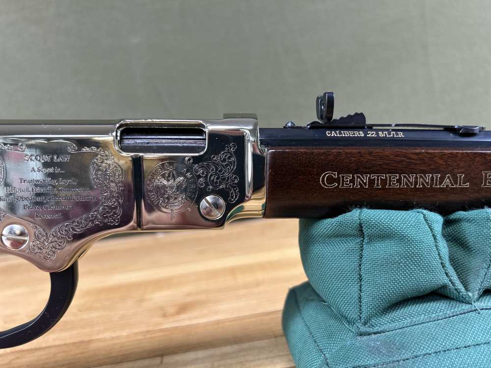 Henry Eagle Scout Centennial Edition Lever Action .22 LR Rifle Golden VGC-img-26