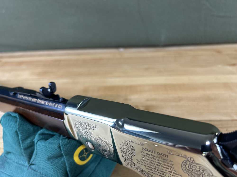 Henry Eagle Scout Centennial Edition Lever Action .22 LR Rifle Golden VGC-img-16