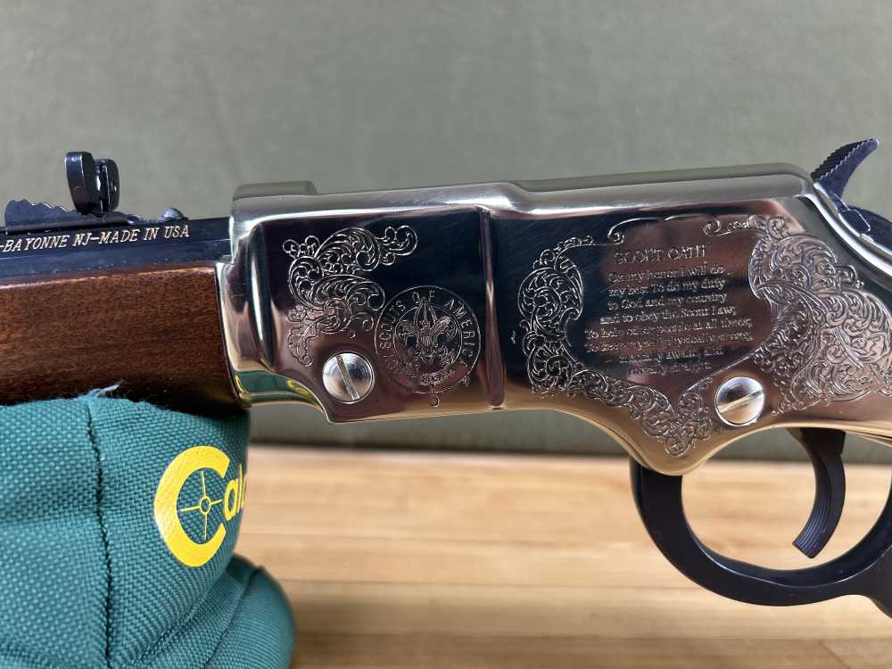 Henry Eagle Scout Centennial Edition Lever Action .22 LR Rifle Golden VGC-img-7