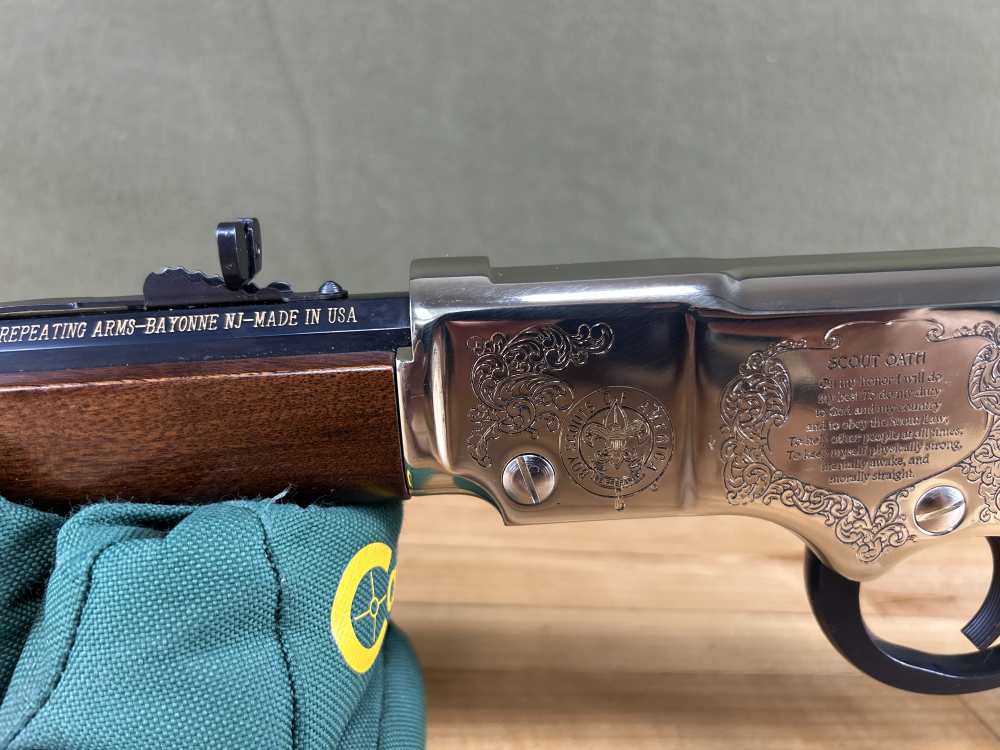 Henry Eagle Scout Centennial Edition Lever Action .22 LR Rifle Golden VGC-img-6