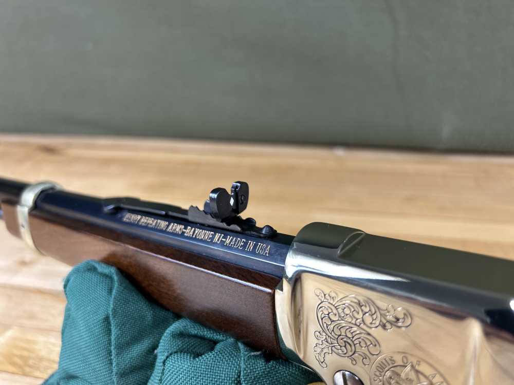 Henry Eagle Scout Centennial Edition Lever Action .22 LR Rifle Golden VGC-img-19