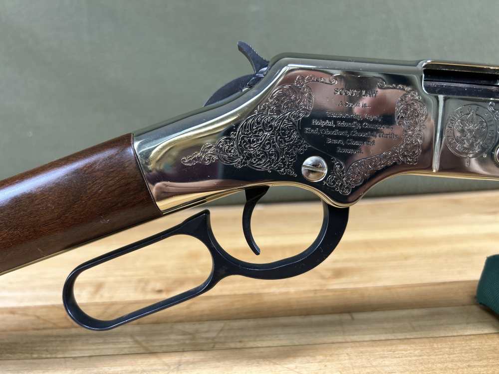 Henry Eagle Scout Centennial Edition Lever Action .22 LR Rifle Golden VGC-img-24