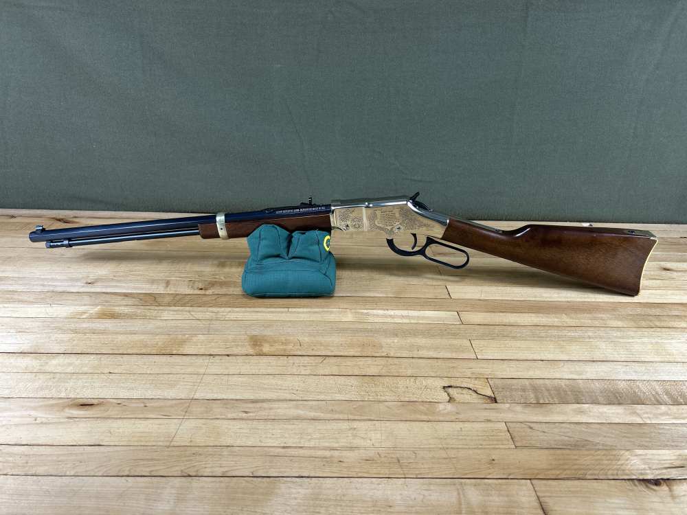 Henry Eagle Scout Centennial Edition Lever Action .22 LR Rifle Golden VGC-img-0