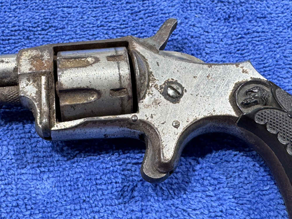 REVOLVER - RUSTY - INOPERABLE - 7-INCH BBL MAYBE GOOD FOR PARTS 22LR (J-04)-img-3