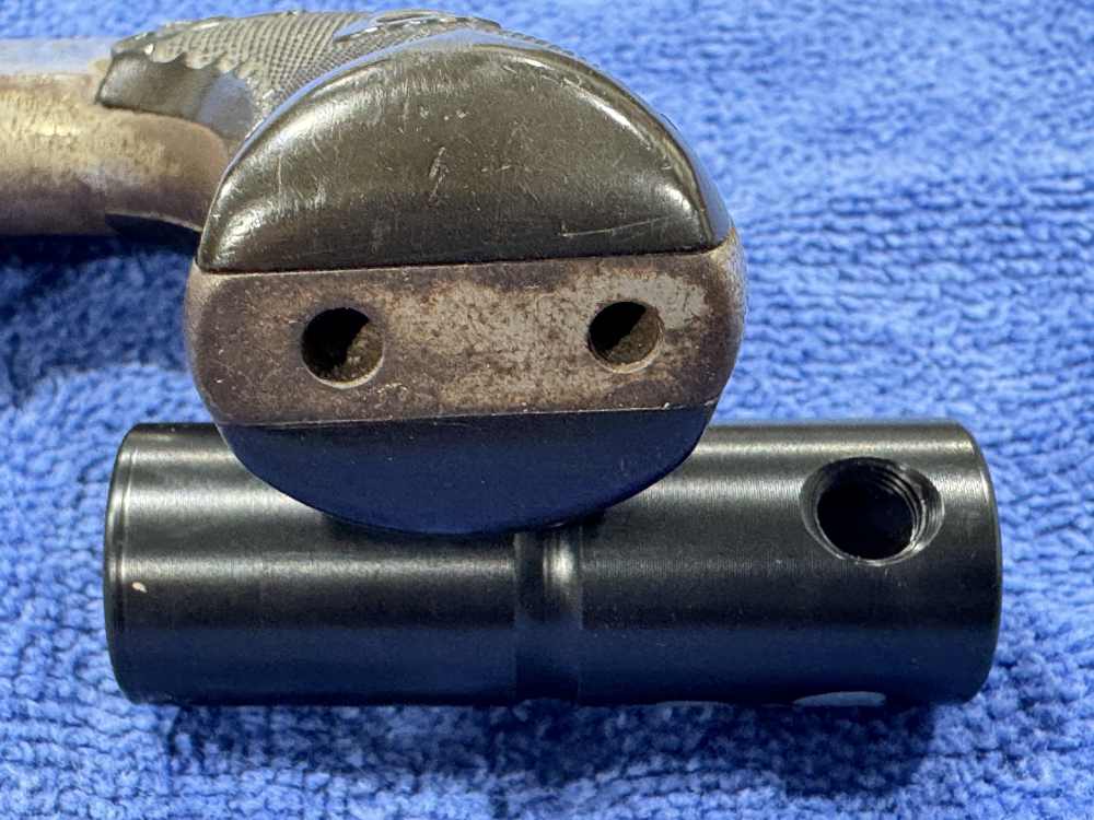 REVOLVER - RUSTY - INOPERABLE - 7-INCH BBL MAYBE GOOD FOR PARTS 22LR (J-04)-img-5