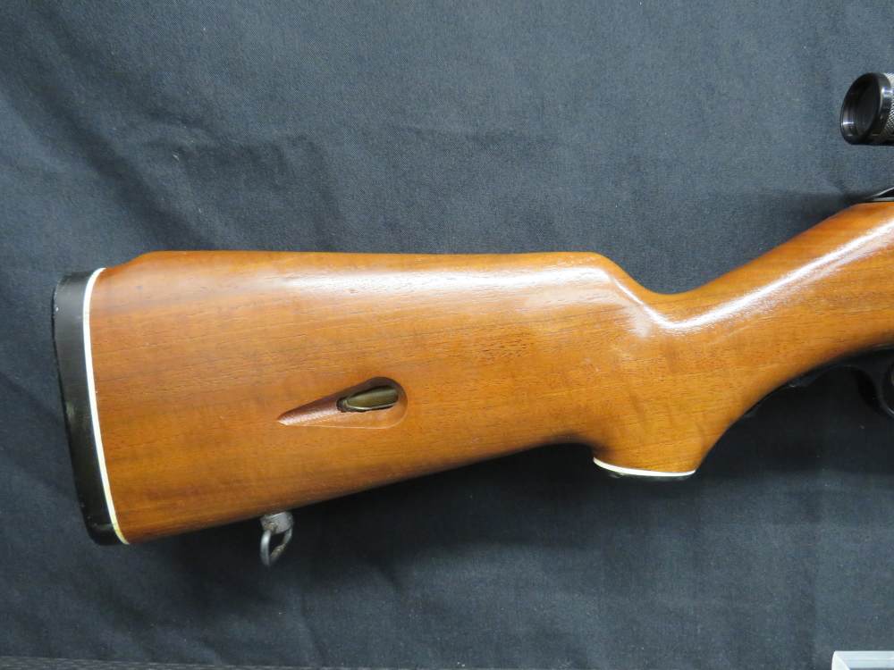 O.F. MOSSBERG MODEL 351CB .22 LR MOSSBERG W/ 4X20 SCOPE PENNY! MFG: 1969!-img-1