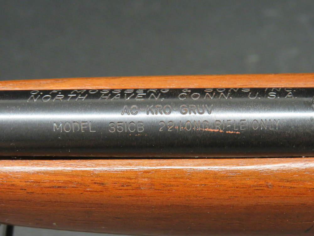 O.F. MOSSBERG MODEL 351CB .22 LR MOSSBERG W/ 4X20 SCOPE PENNY! MFG: 1969!-img-25