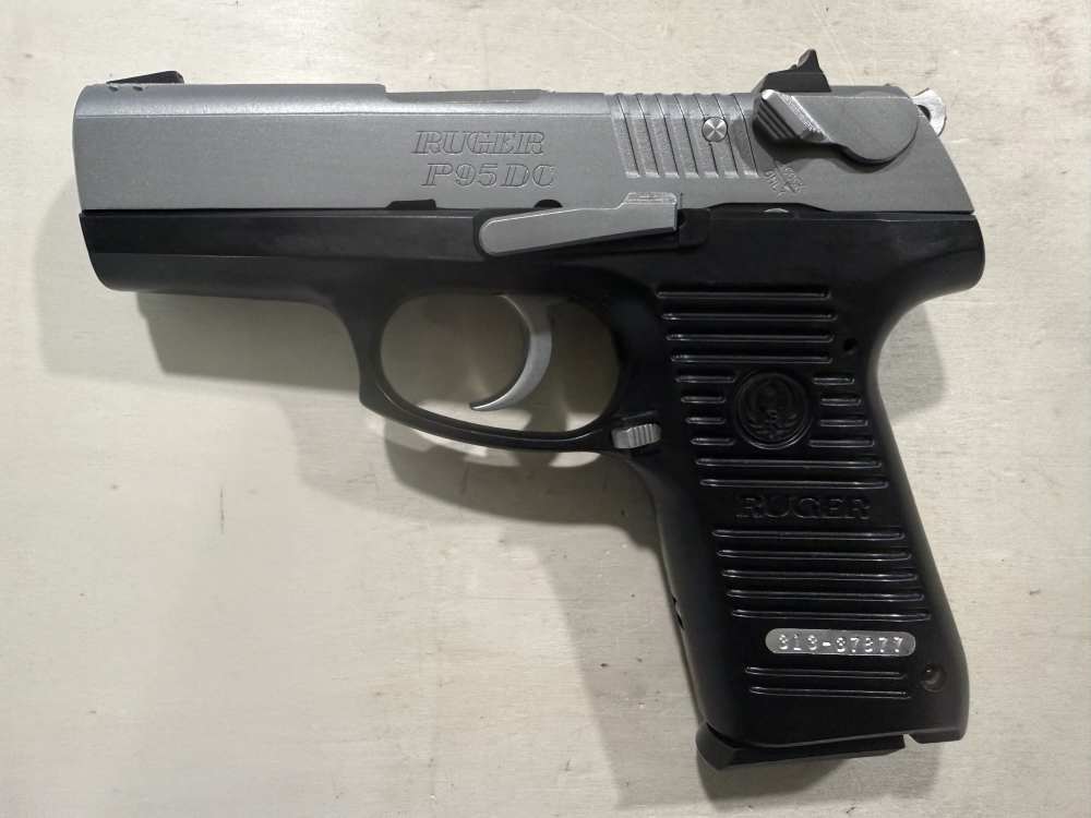 Ruger P95DC stainless, 9mm, w/ OG box and paperwork-img-2