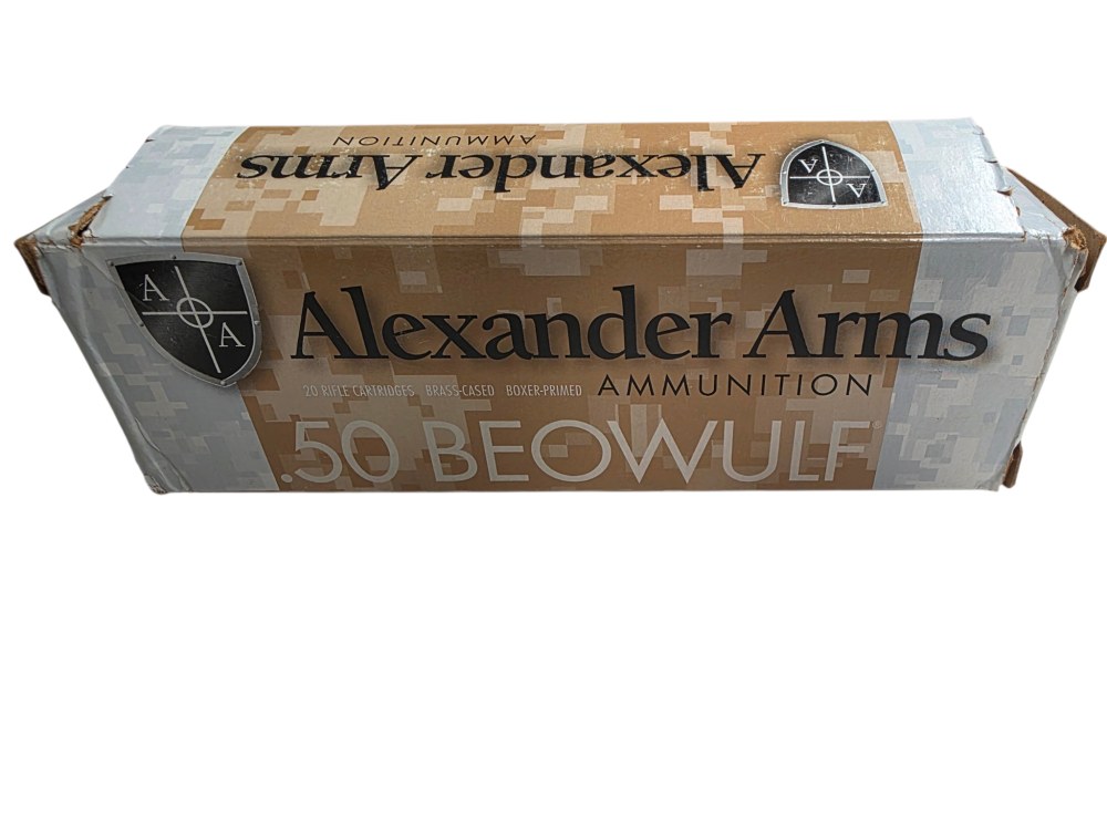 Alexander Arms 350GR Brass Spitzer 20RD .50 Beowulf-img-1