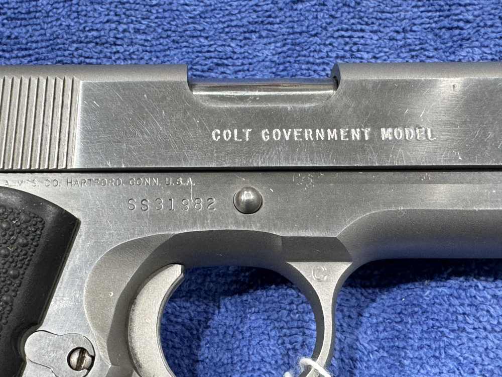 COLT MK IV SERIES 80 STAINLESS - 45 ACP - CLEAN & EXCELLENT CONDITION (J-6)-img-19