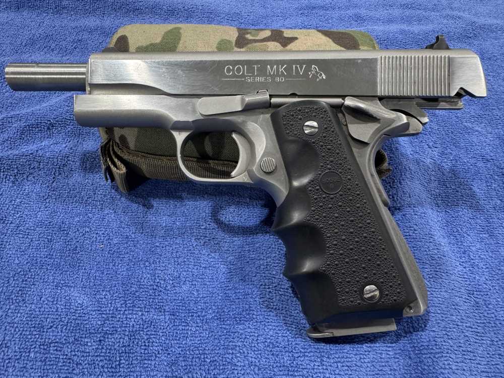 COLT MK IV SERIES 80 STAINLESS - 45 ACP - CLEAN & EXCELLENT CONDITION (J-6)-img-23