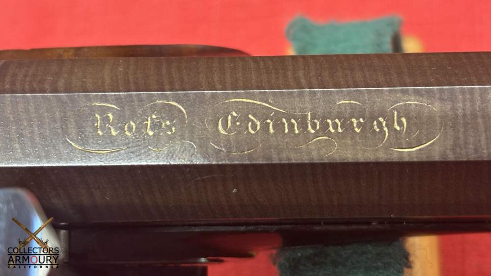 Cased Set Of Large Bore Scottish Flintlock Officer’s Pistols By Daniel Ross-img-46