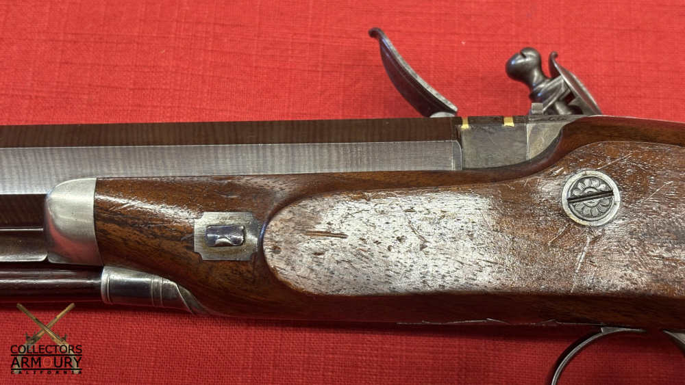 Cased Set Of Large Bore Scottish Flintlock Officer’s Pistols By Daniel Ross-img-17