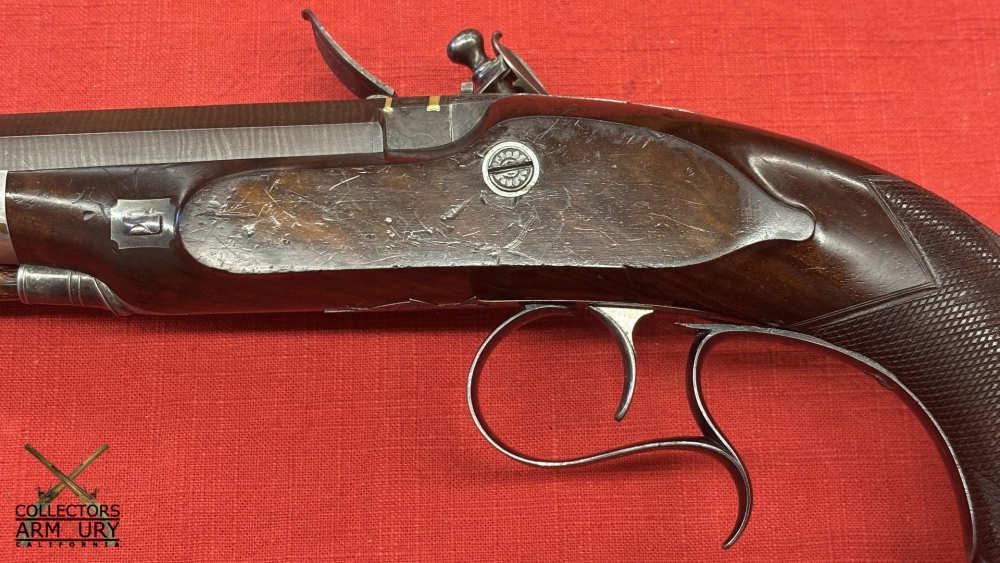 Cased Set Of Large Bore Scottish Flintlock Officer’s Pistols By Daniel Ross-img-39