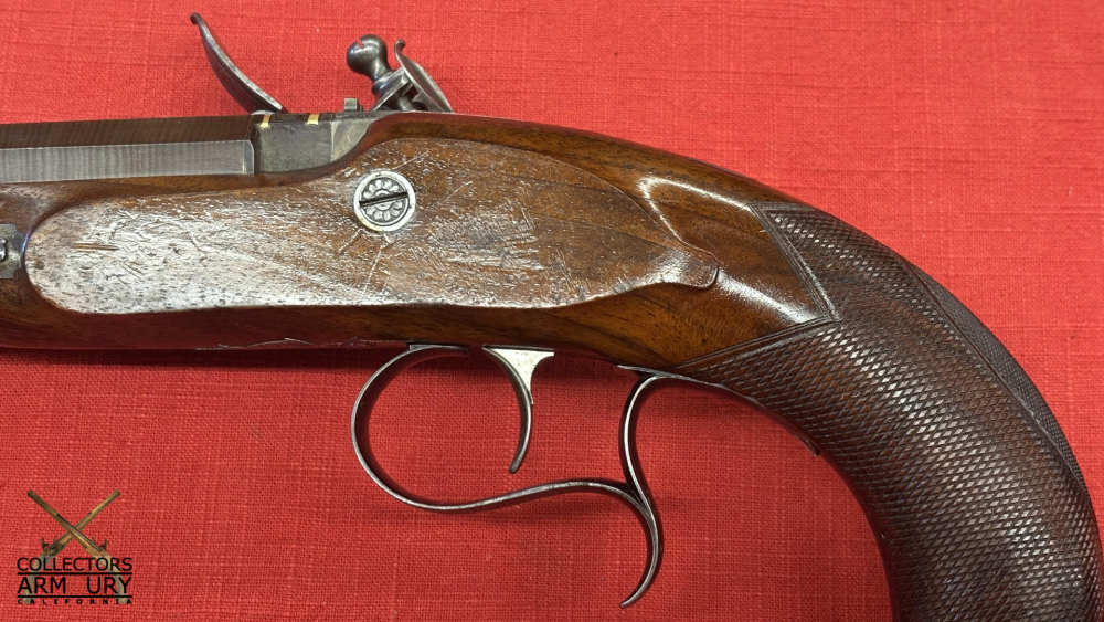 Cased Set Of Large Bore Scottish Flintlock Officer’s Pistols By Daniel Ross-img-18