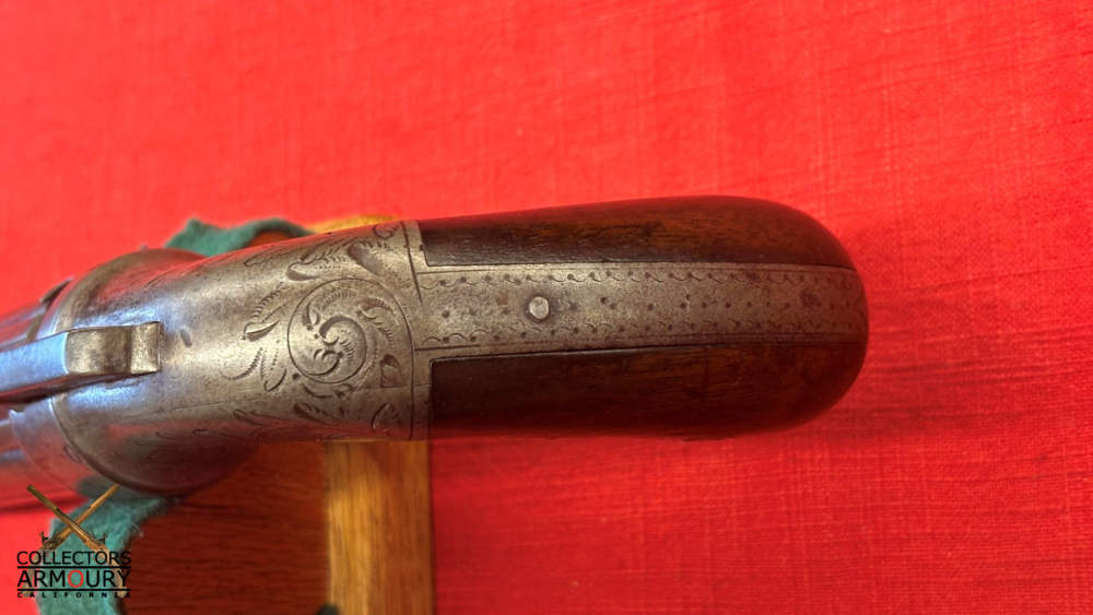 Cased Allen & Thurber “Dragoon” Model Percussion Pepperbox Revolver c. 1837-img-19