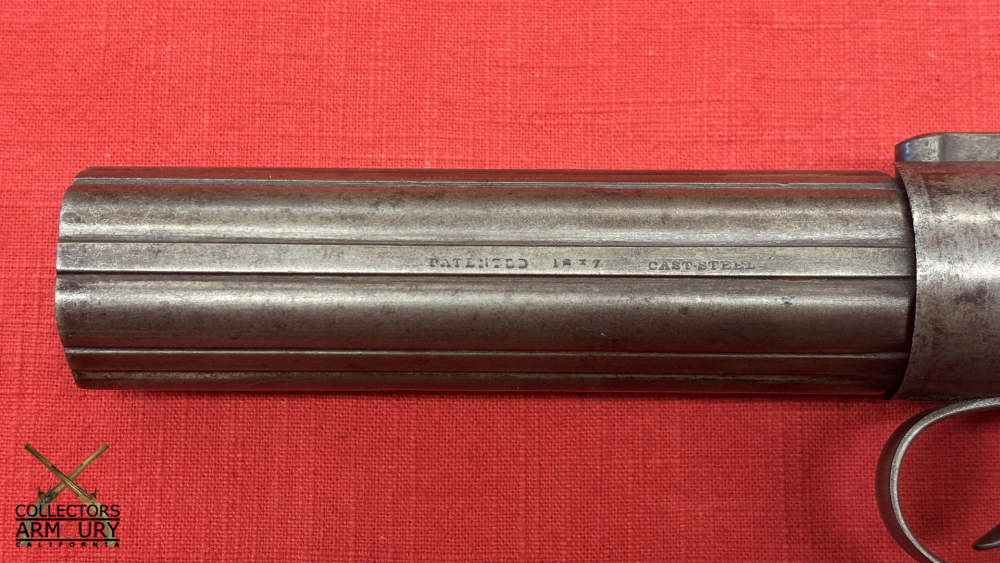 Cased Allen & Thurber “Dragoon” Model Percussion Pepperbox Revolver c. 1837-img-13