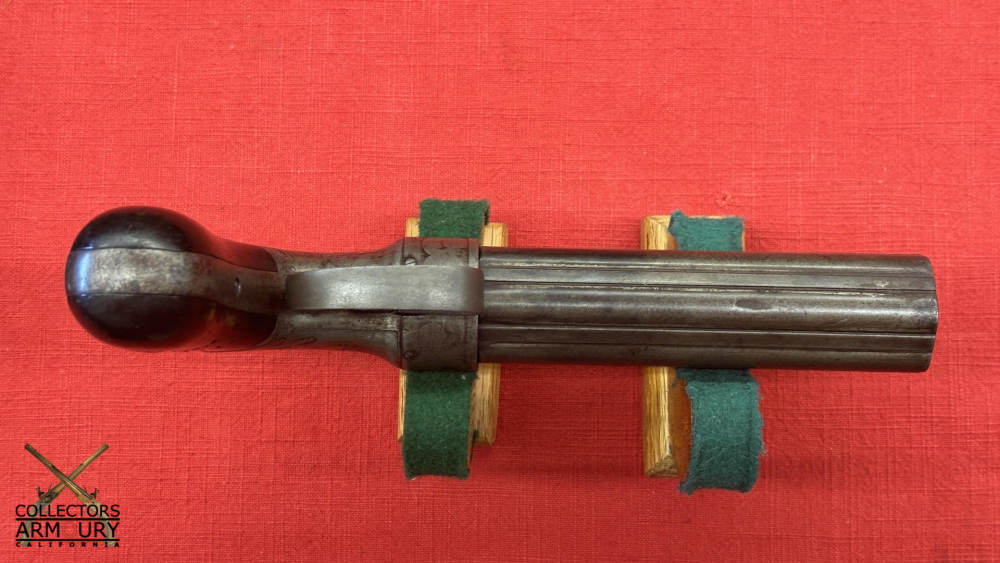 Cased Allen & Thurber “Dragoon” Model Percussion Pepperbox Revolver c. 1837-img-7