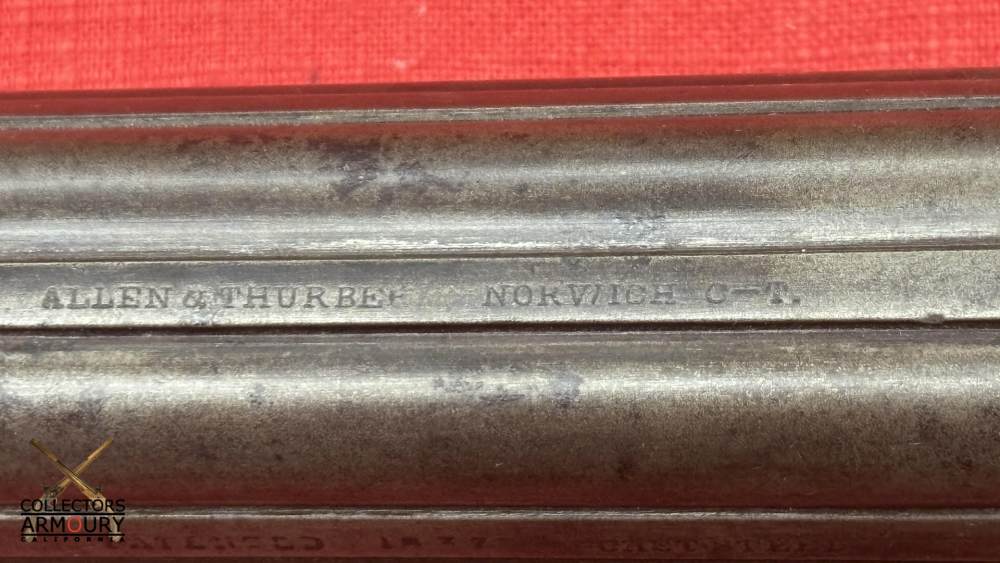 Cased Allen & Thurber “Dragoon” Model Percussion Pepperbox Revolver c. 1837-img-15