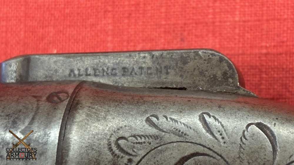 Cased Allen & Thurber “Dragoon” Model Percussion Pepperbox Revolver c. 1837-img-16