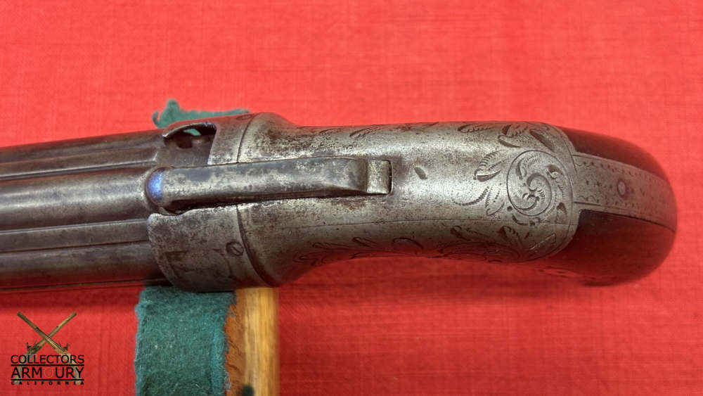Cased Allen & Thurber “Dragoon” Model Percussion Pepperbox Revolver c. 1837-img-18