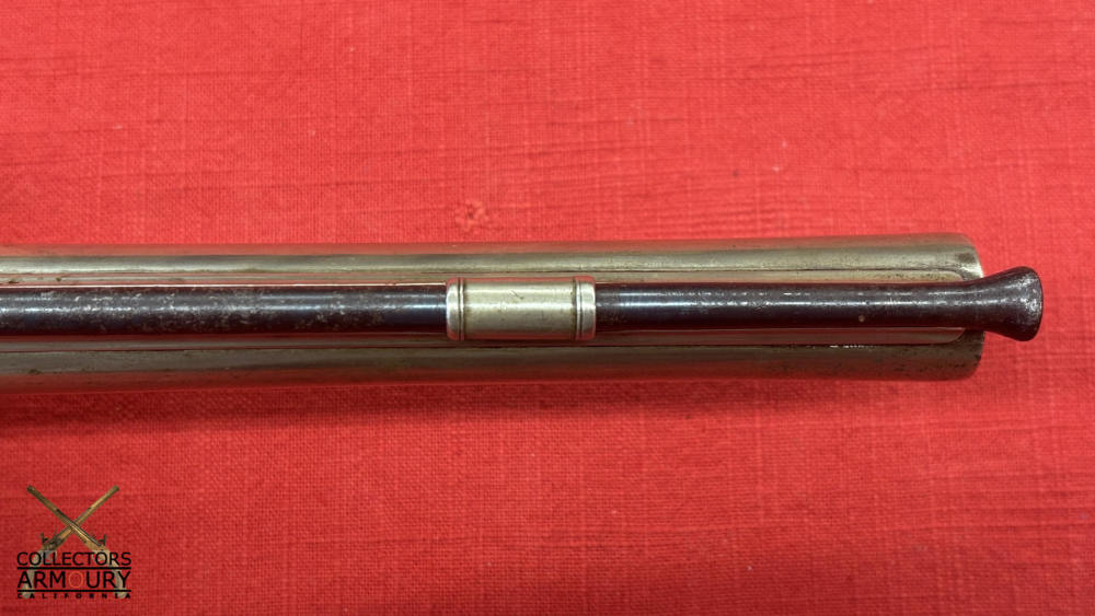 Large White Brass Long Barrel English Flintlock Boxlock Pistol By Ketland-img-22