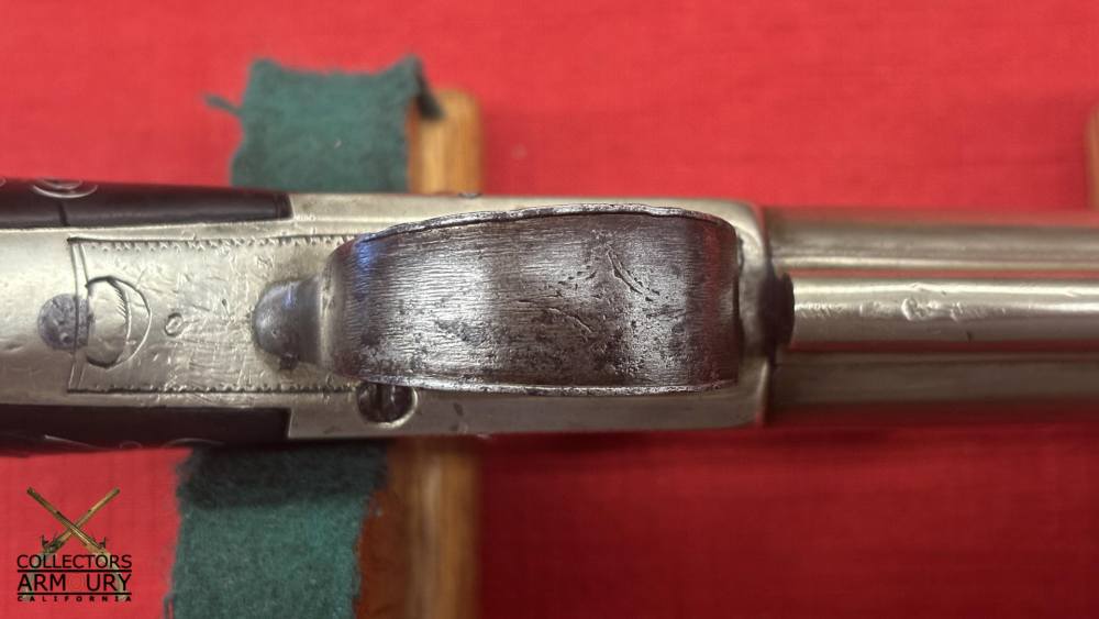 Large White Brass Long Barrel English Flintlock Boxlock Pistol By Ketland-img-20