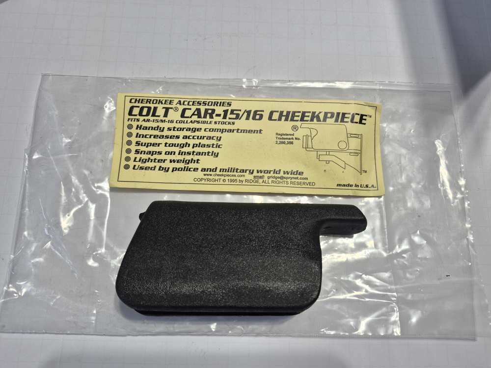 Cherokee Industries CAR-15 Cheekpiece NOS Retro AR-img-0
