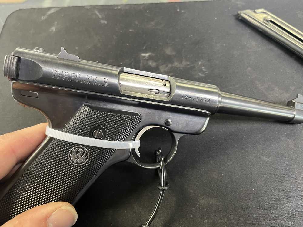 Ruger Mark II 4.75" tapered bbl .22lr mfg 1983-img-3