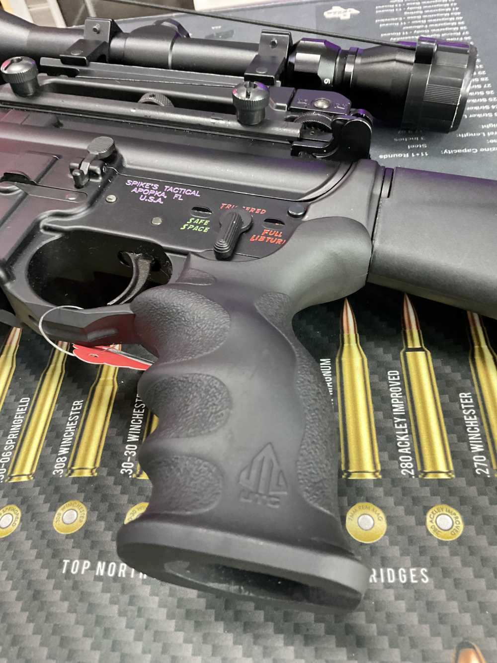 Spikes Tactical SNOWFLAKE ST-15 5.56 multi cal 18.5” heavy barrel m16-img-25