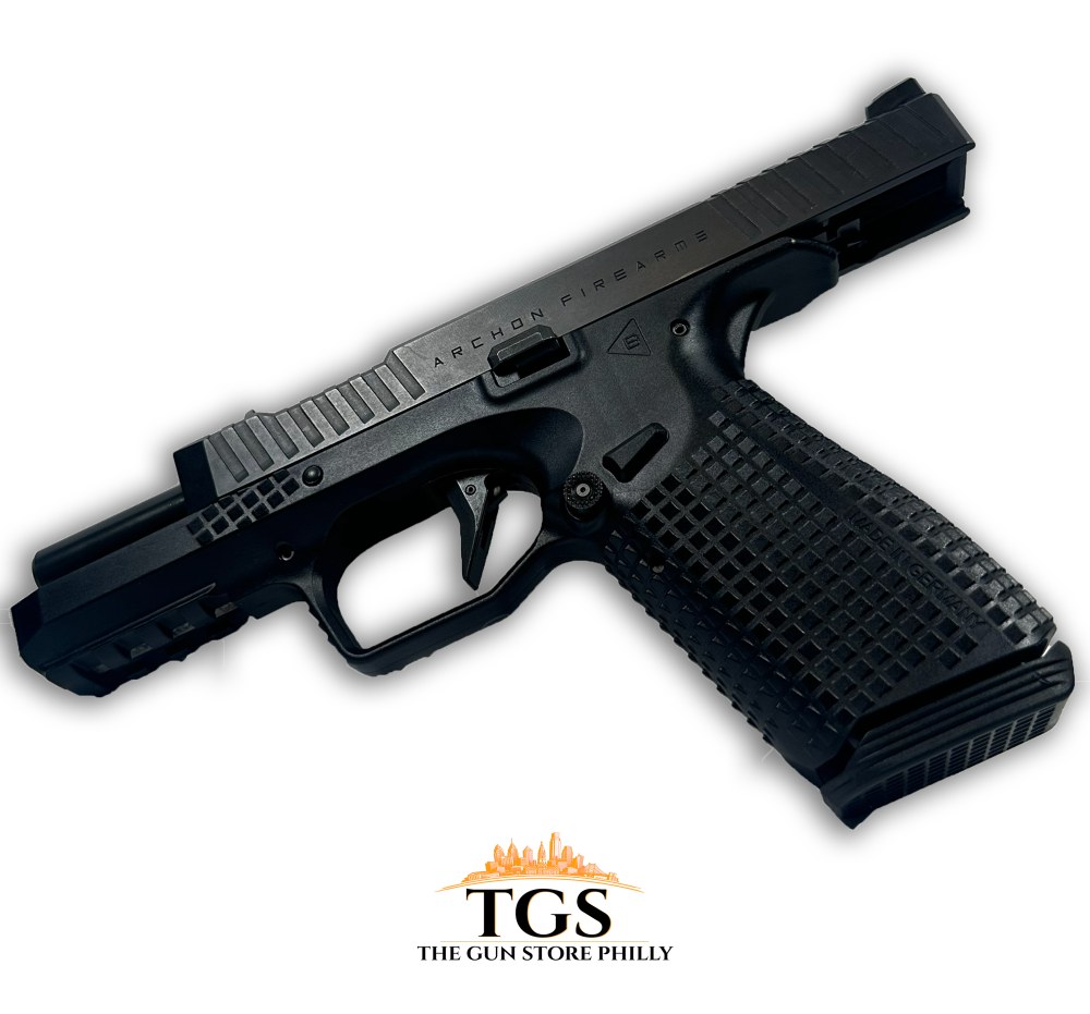 Archon Type B Gen 1 9mm 4.3 Flat Shooting Pistol Used Non Tilting Barrel-img-2