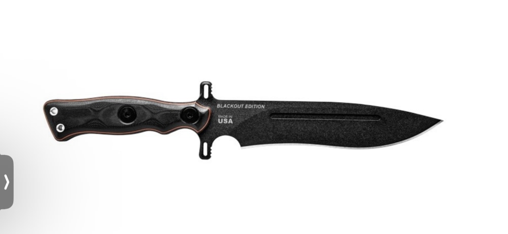 TOPS Operator 7 Blackout Edition Classic American “fighting” knife OP7-02-img-3