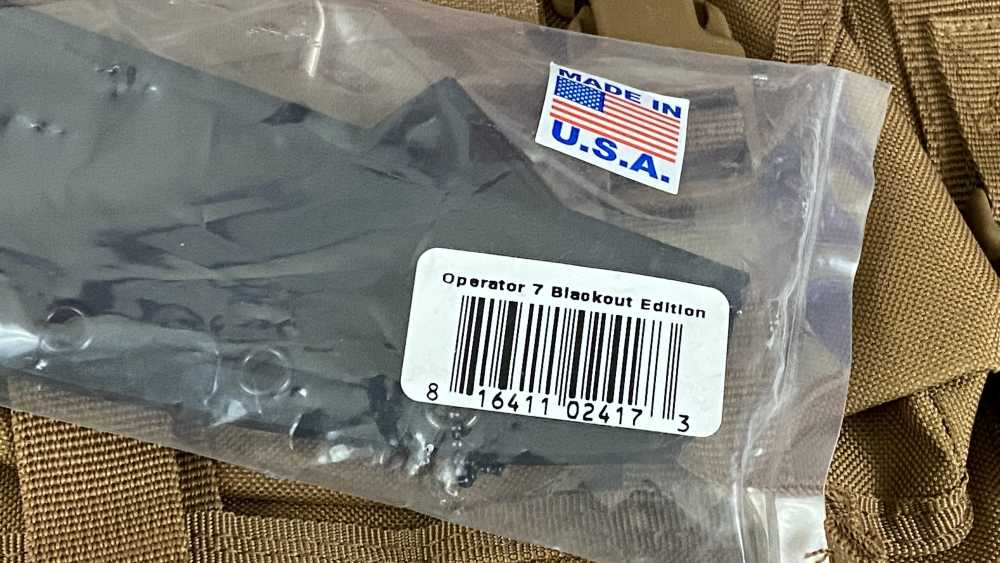 TOPS Operator 7 Blackout Edition Classic American “fighting” knife OP7-02-img-8