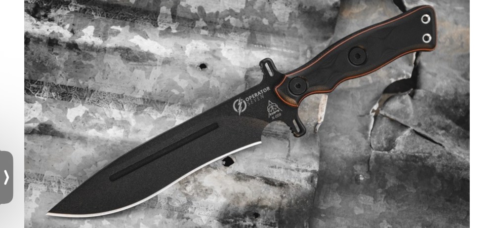 TOPS Operator 7 Blackout Edition Classic American “fighting” knife OP7-02-img-2