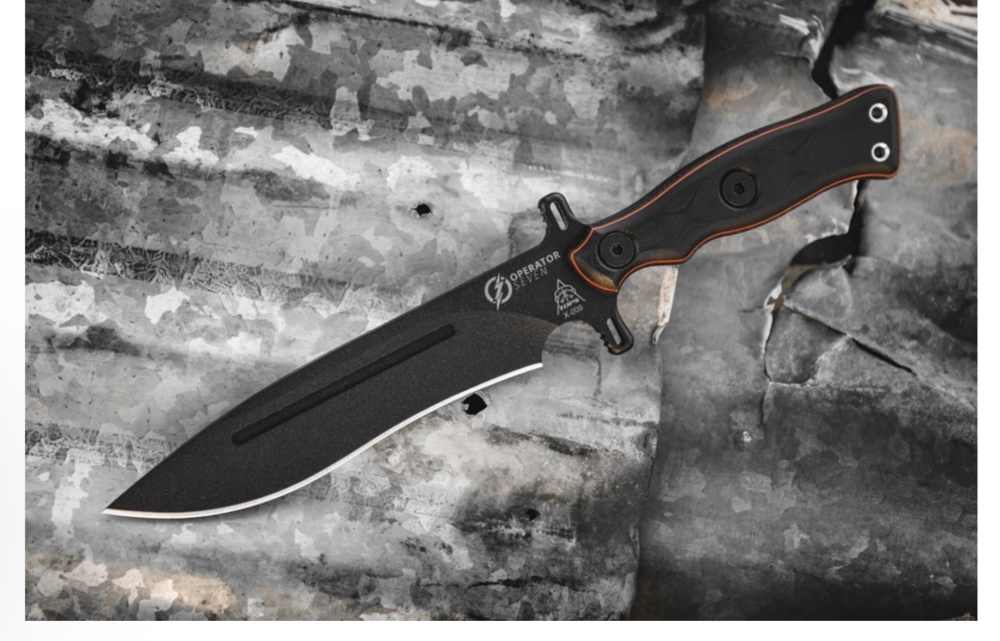 TOPS Operator 7 Blackout Edition Classic American “fighting” knife OP7-02-img-0