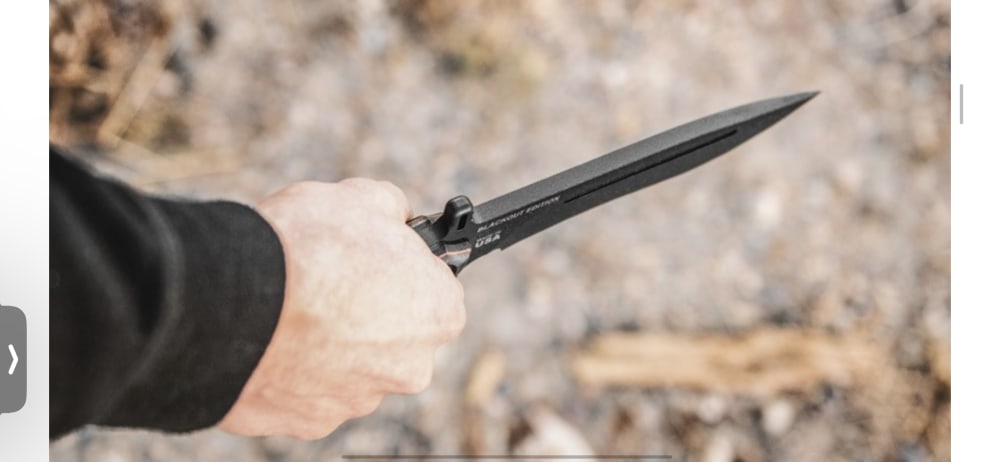 TOPS Operator 7 Blackout Edition Classic American “fighting” knife OP7-02-img-6
