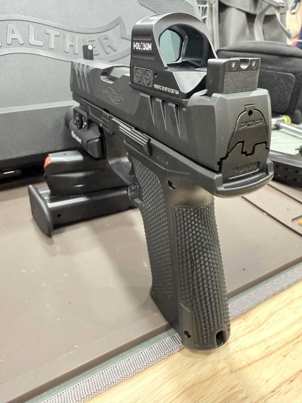 NEW Never fired Walther PDP F-Series 4" Holosun 507C Olight DPM Tri + 3 mag-img-17