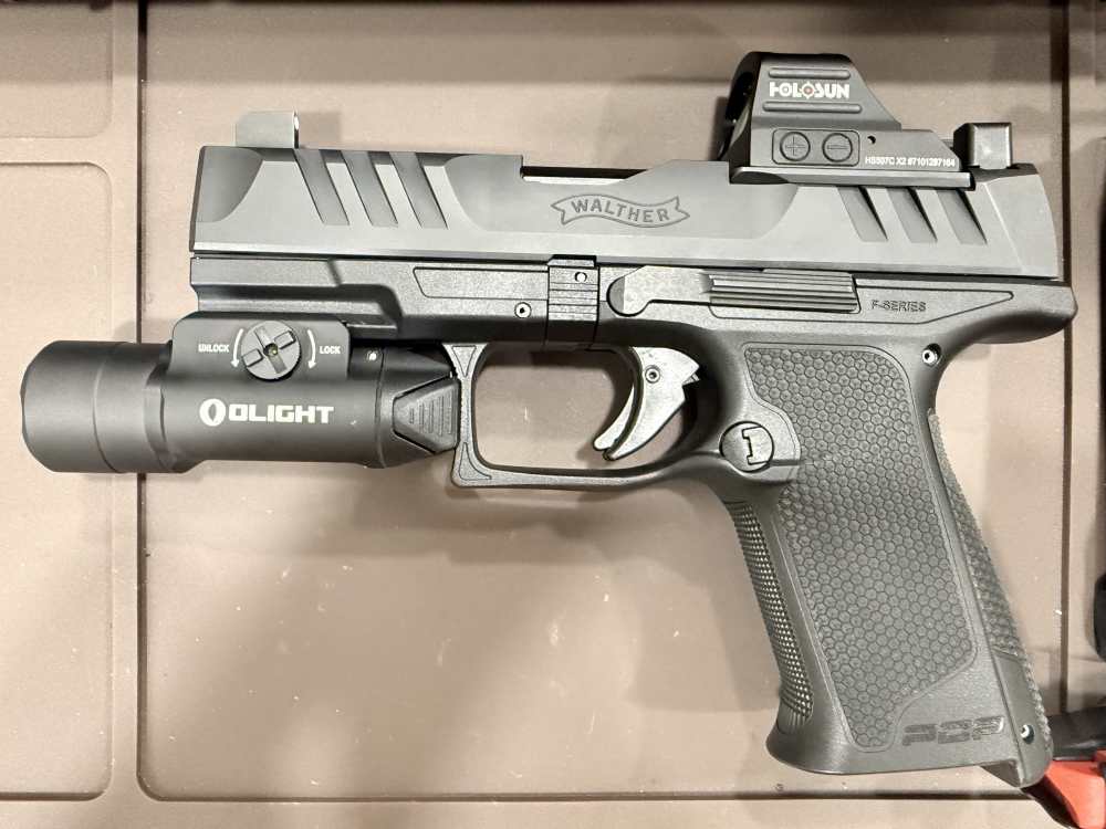 NEW Never fired Walther PDP F-Series 4" Holosun 507C Olight DPM Tri + 3 mag-img-4