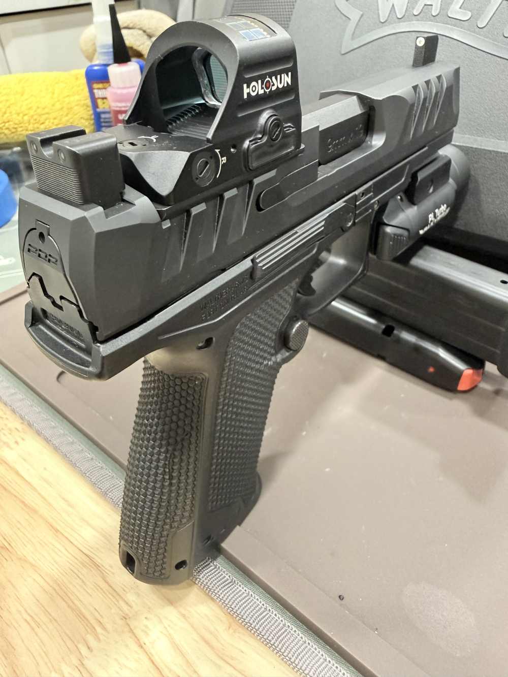 NEW Never fired Walther PDP F-Series 4" Holosun 507C Olight DPM Tri + 3 mag-img-16