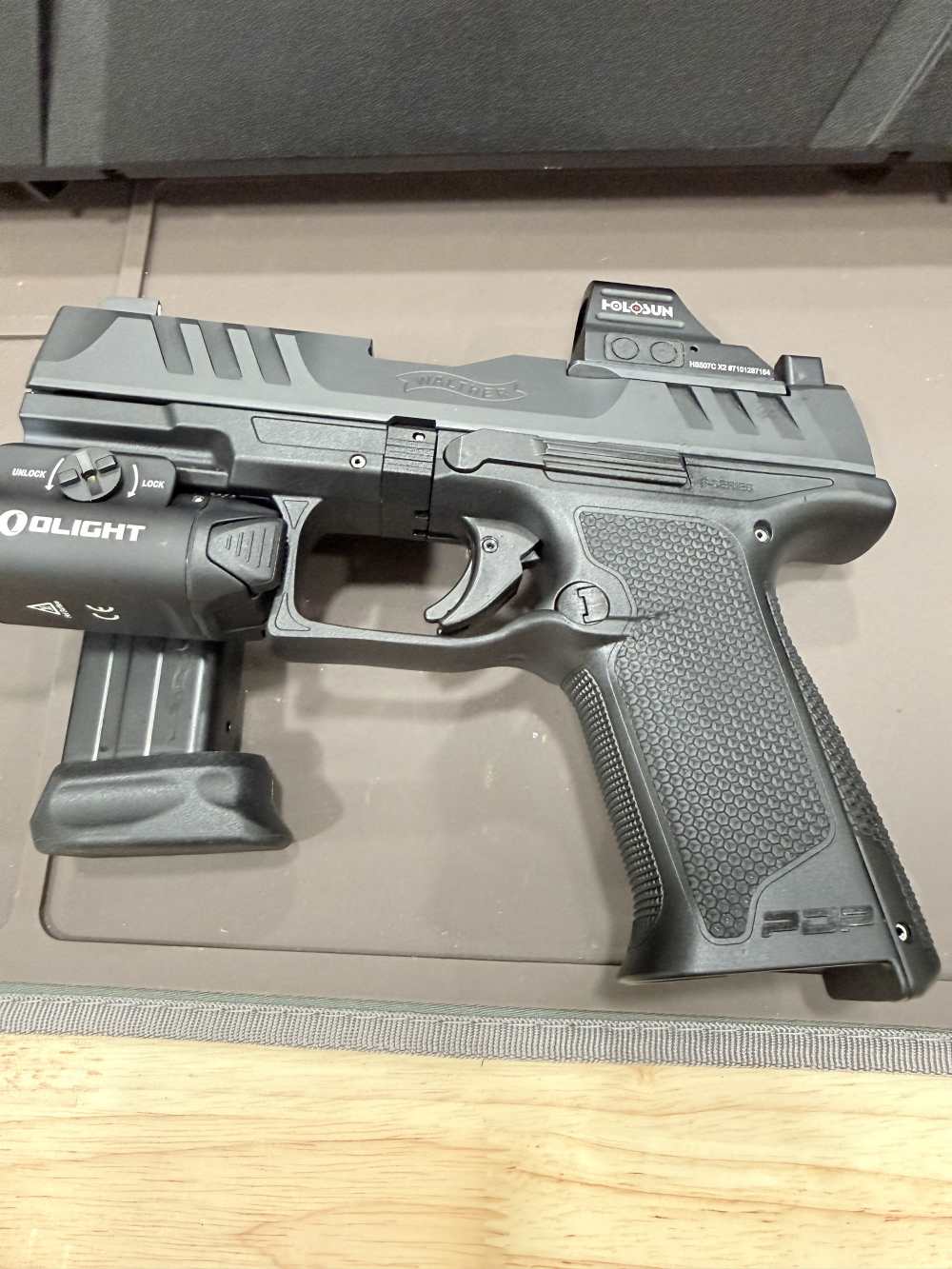 NEW Never fired Walther PDP F-Series 4" Holosun 507C Olight DPM Tri + 3 mag-img-18