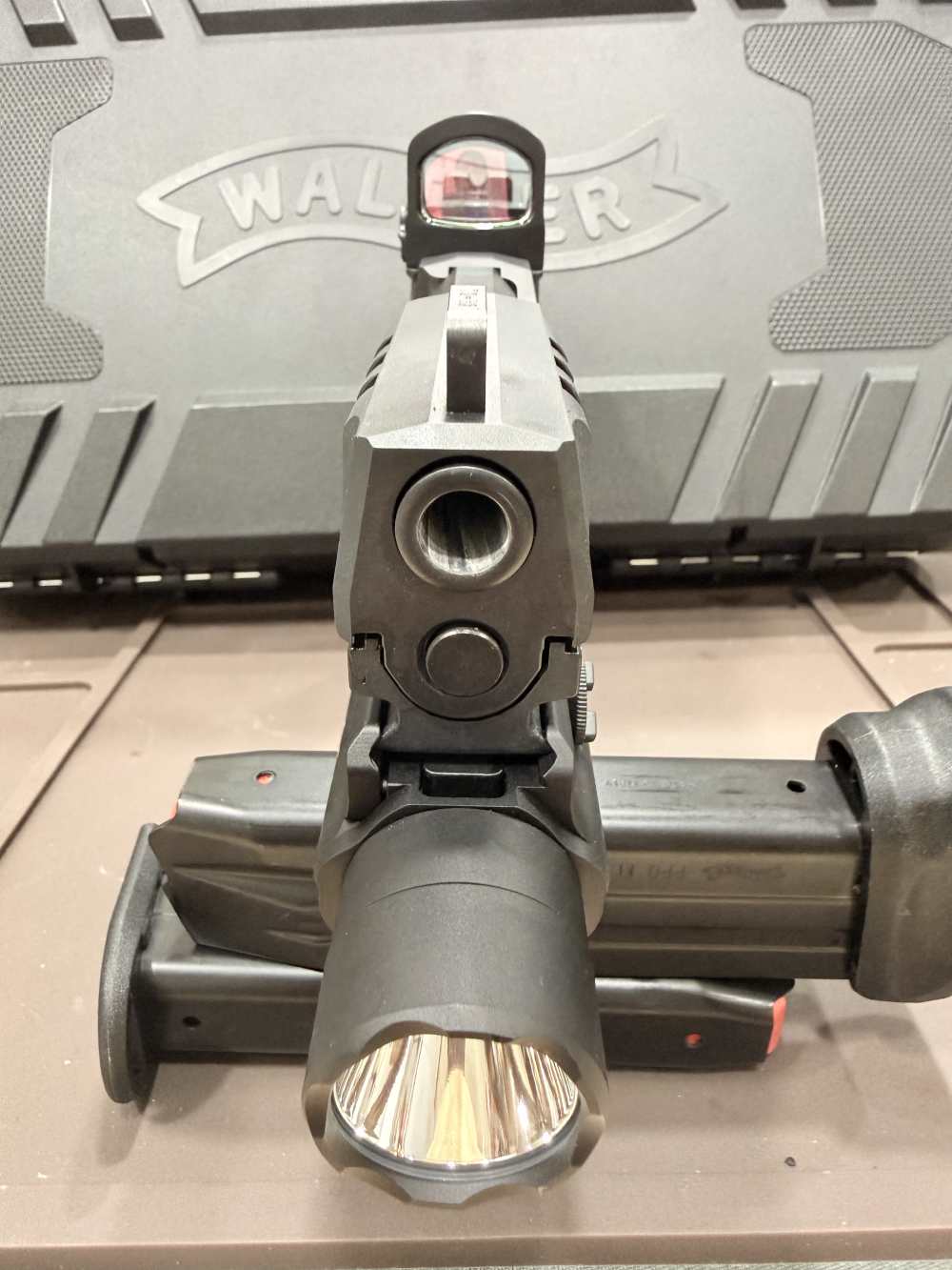 NEW Never fired Walther PDP F-Series 4" Holosun 507C Olight DPM Tri + 3 mag-img-11