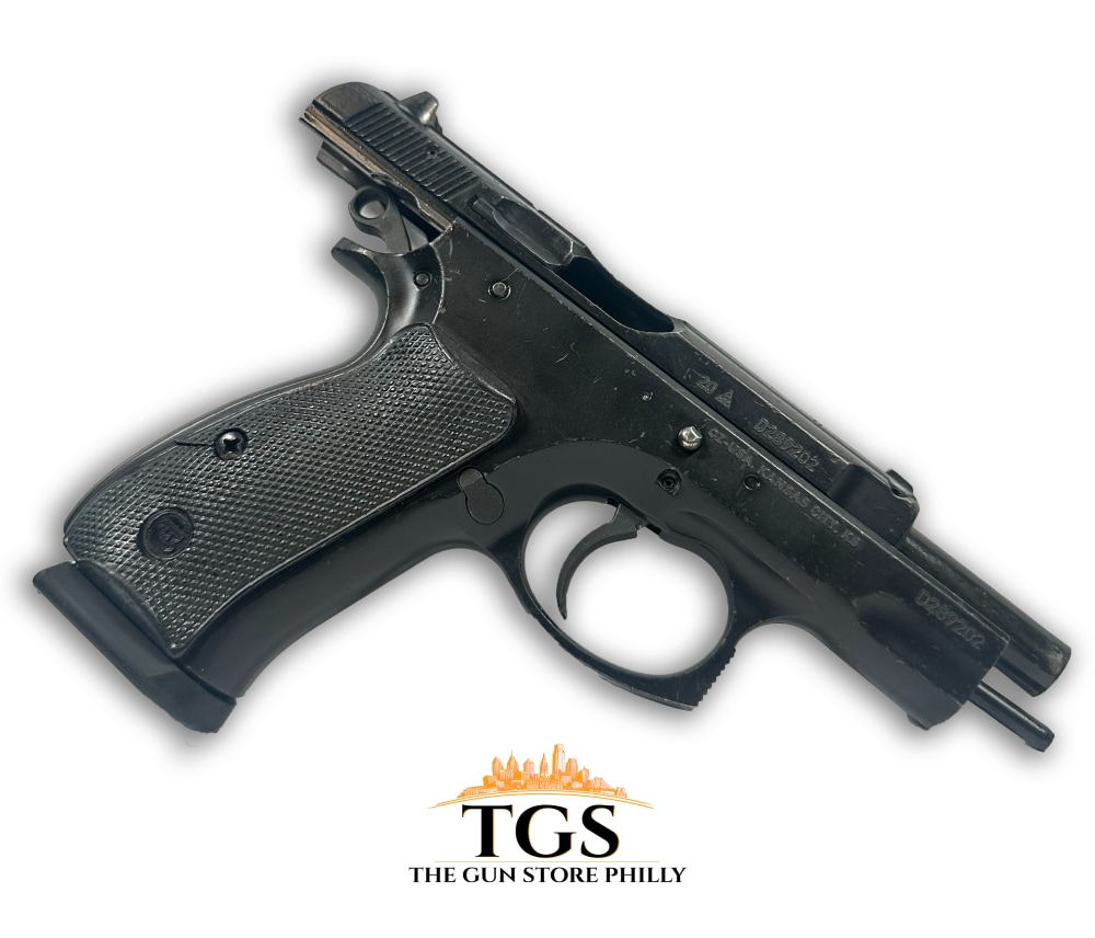 CZ 75 Compact 9mm 3.7 Inch All Steel SA/DA Black Surplus Used Surplus Wear-img-2