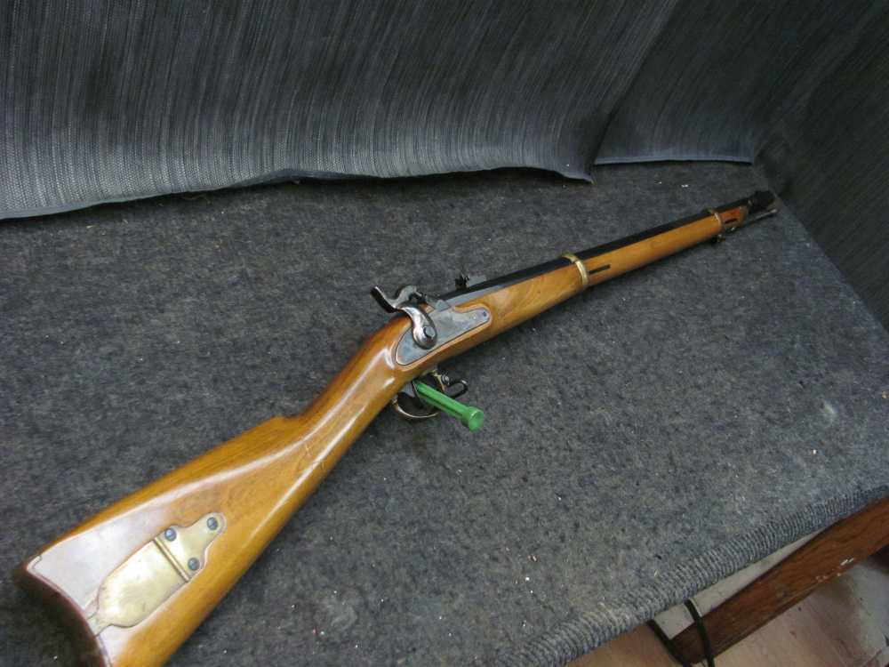Vintage 1970's NAVY ARMS  CIVIL WAR REMINGTON 1863 ZOUAVE RIFLE 58 FREE -img-5