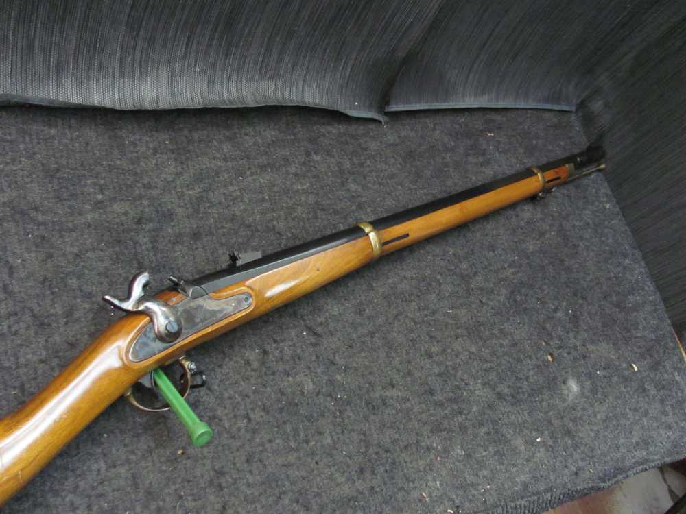 Vintage 1970's NAVY ARMS  CIVIL WAR REMINGTON 1863 ZOUAVE RIFLE 58 FREE -img-59